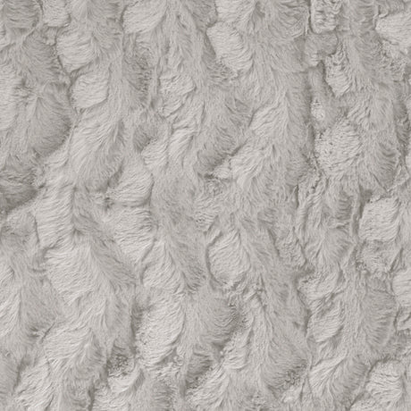 Bella Solid Snuggle 60" wide In Silver color from QT Fabrics