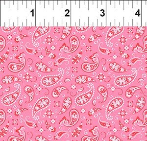 Go Cowgirl! Pink Paisley Cotton Fabric | In The Beginning Fabrics