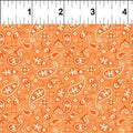 Go Cowgirl! Orange Paisley Cotton Fabric | In The Beginning Fabrics