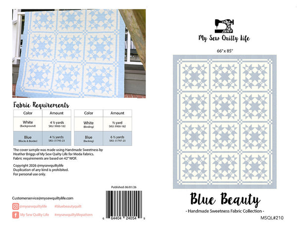 Blue Beauty Quilt Pattern