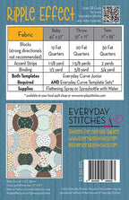 Ripple Effect Quilt Pattern - Everyday Stitches