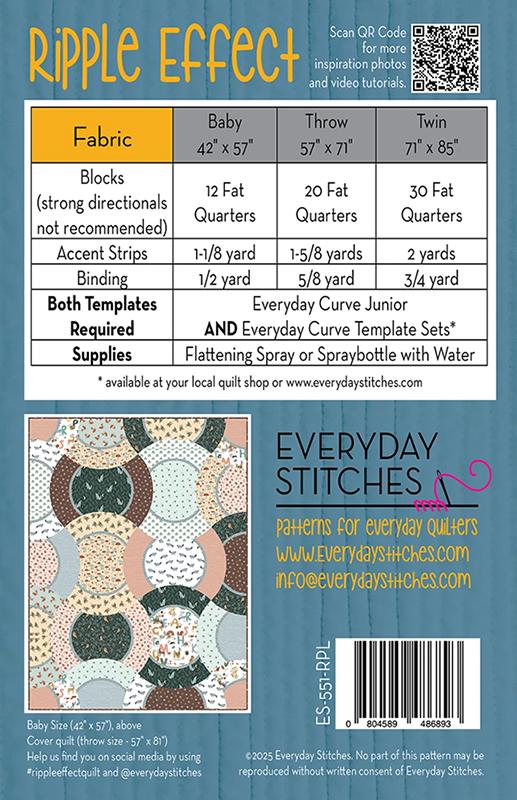 Ripple Effect Quilt Pattern - Everyday Stitches