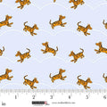 Classic Winnie Tigger Cotton Fabric | Light Blue