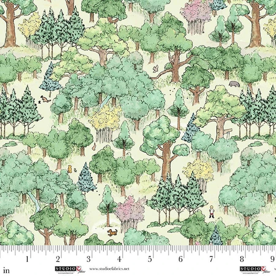 Classic Winnie Forest - Green (8724-66)