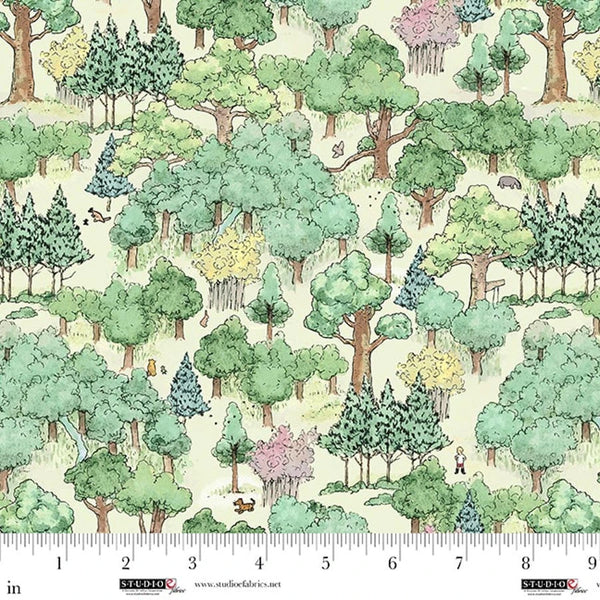 Classic Winnie Forest - Green (8724-66)