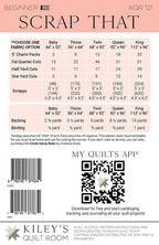 Scrap That Quilt Pattern - Kiley's Quilt Room