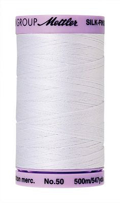 Mettler Cotton Thread – #2000LG White | Large Spool