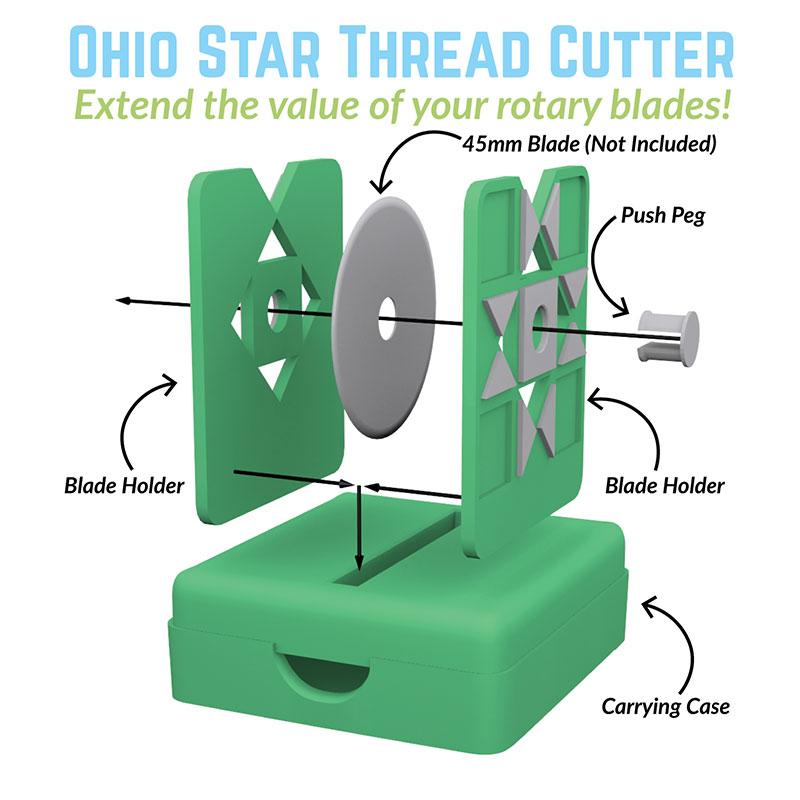 Handmade3D Ohio Star Thread Cutter Pink | #OSTCPK
