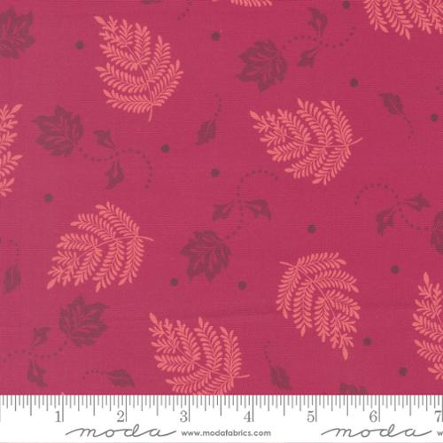 Sitara Paisley Leaf - Pomegranate | Crystal Manning for Moda Fabrics
