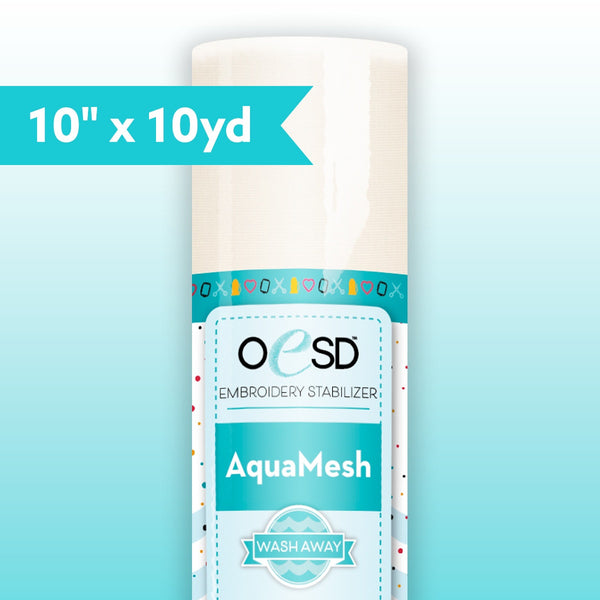 OESD AquaMesh WashAway Stabilizer 10" x 10 yd