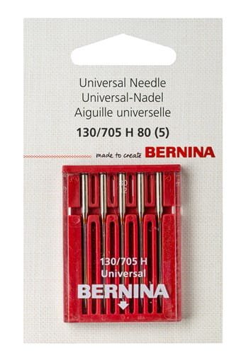 Bernina Universal Needles Size 80/12 - 5 Pack