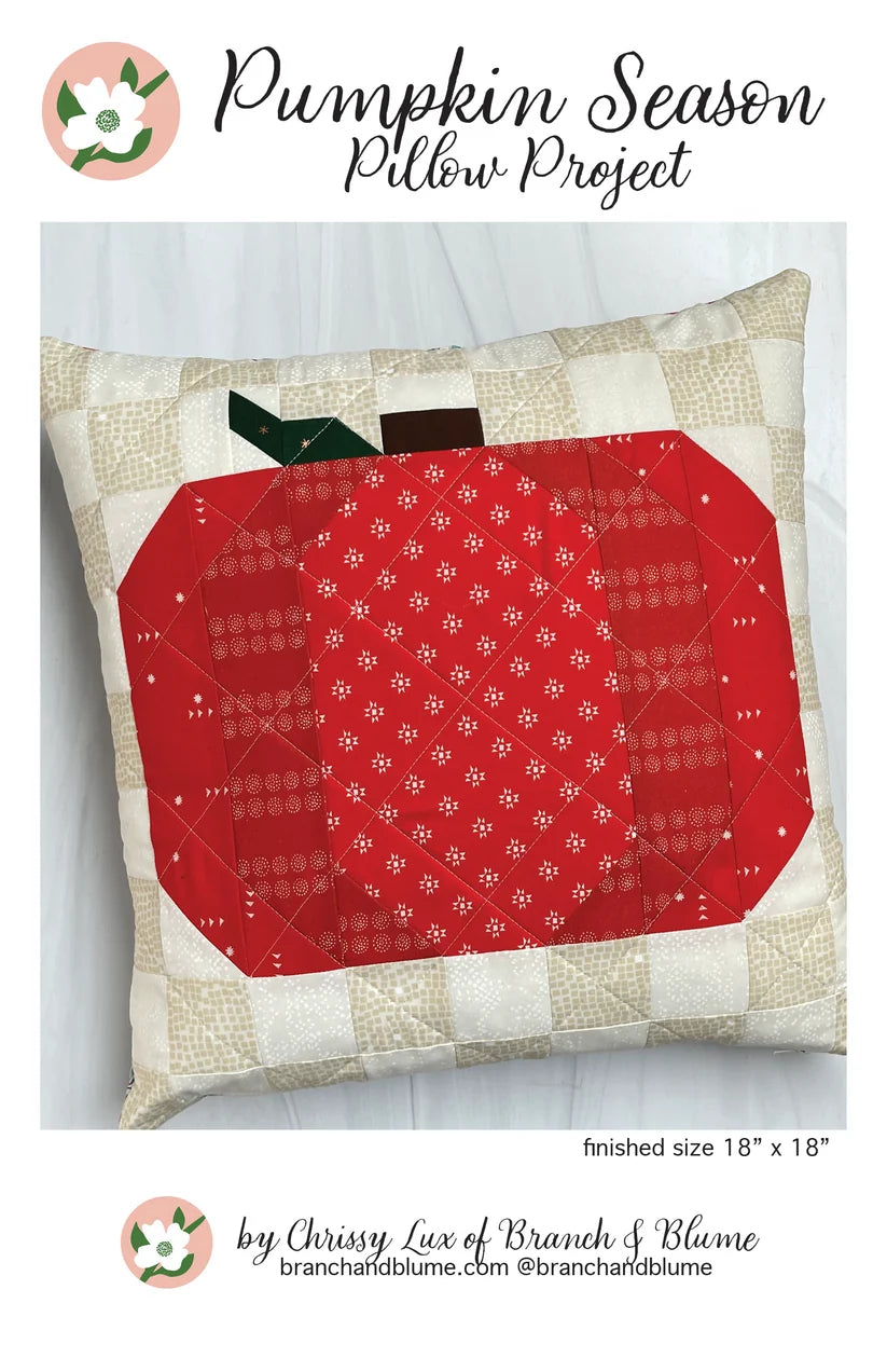 Pumpkin Season Pillow Pattern