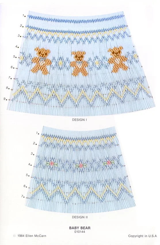 Baby Bear: A Smocking Plate by Ellen McCarn