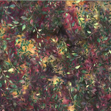 Bali Batiks Leafy Christmas