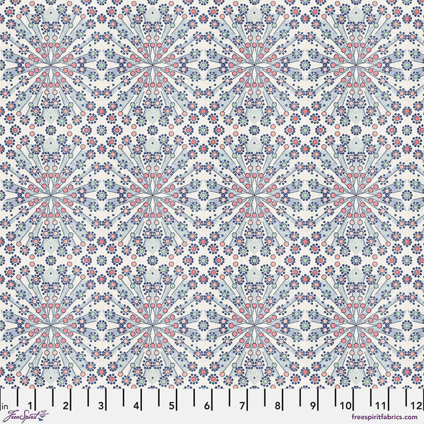 Flourish and Bloom Collection with Bloomful Starburst in Glory for Free Spirit Fabrics