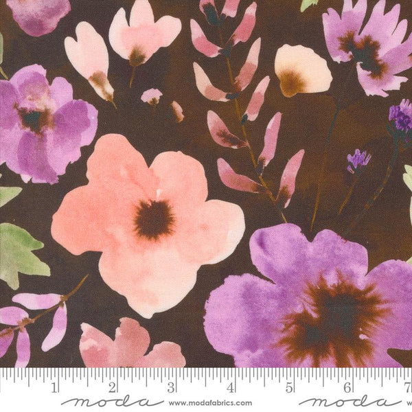 Moda Blooming Lovely Posey Florals Sepia