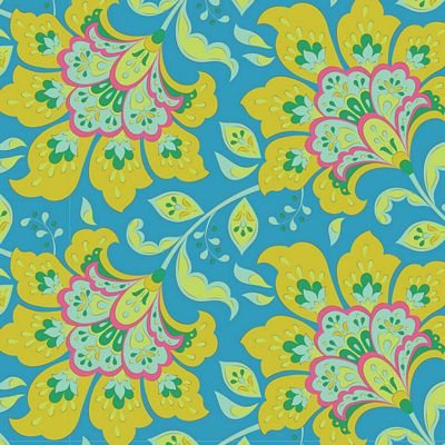 Bloomsville Collection with Flowermarket in Sky by Tilda