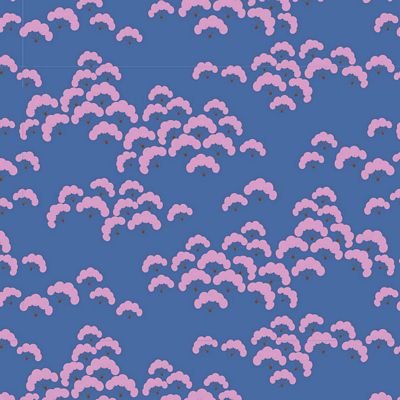 Bloomsville Collection with Cottonbloom in Blueberry by Tilda
