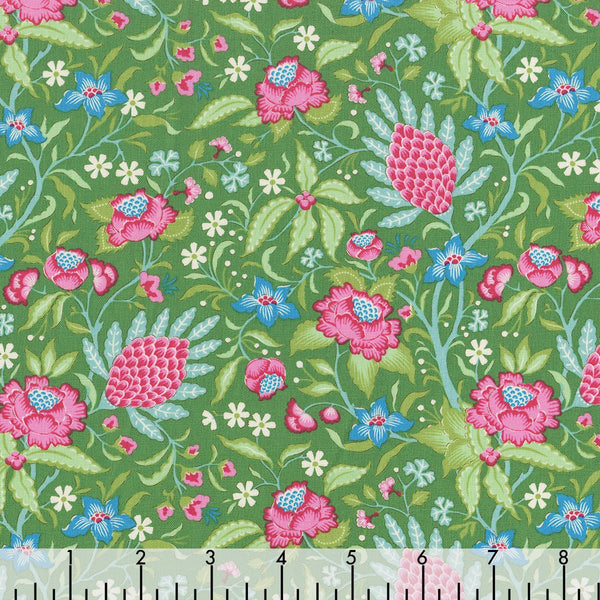 Bloomsville Collection with Flowertangle in Green by Tilda