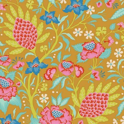 Bloomsville Collection with Flowertangle in Mustard by Tilda