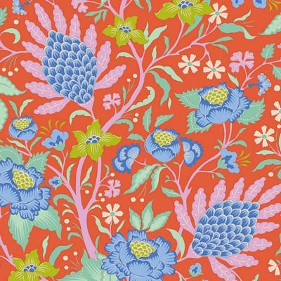 Bloomsville Collection with Flowertangle in Persimmon