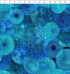 Blue Circles from the Halcyon Collection by Jason Yenter for In the Beginning Fabrics