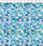 Blue Wildflowers from the Halcyon Collection by Jason Yenter for In the Beginning Fabrics