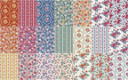 Tilda Village Life 2-1/2" Fabric Strip Roll, 40 Pieces