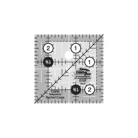 Creative Grids 2-1/2in Square Quilt Ruler - CGR2