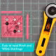 Creative Grids 2-1/2in Square Quilt Ruler - CGR2