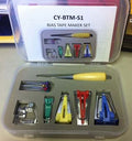 Bias Tape Maker Accessory Set with Case
