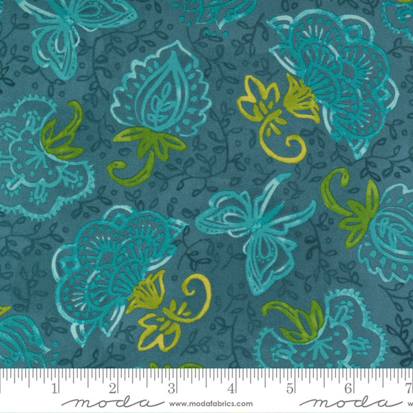 Carolina Lilies in Teal Blooms