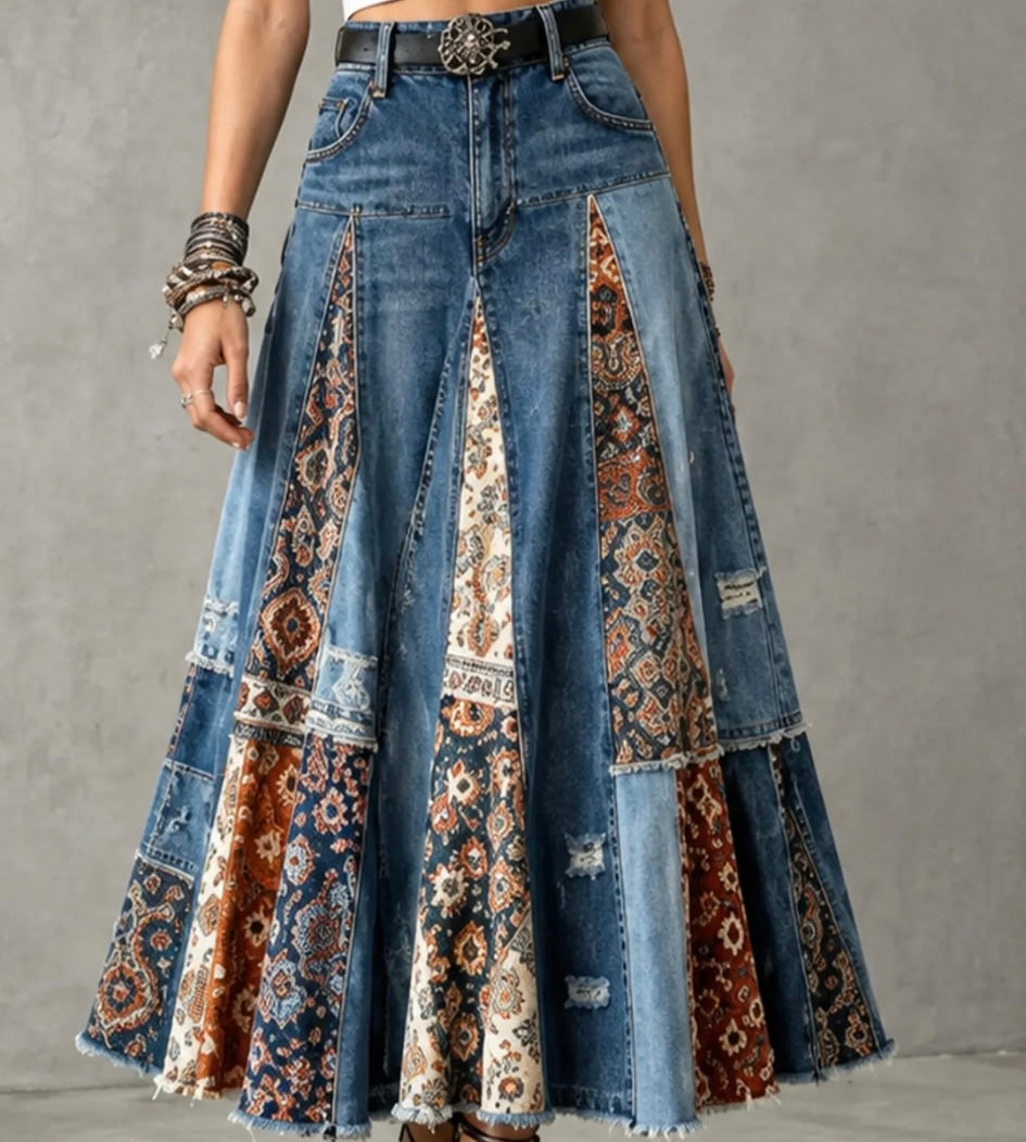 Denim Overhaul: Upcycle Jeans or Overalls into a Skirt