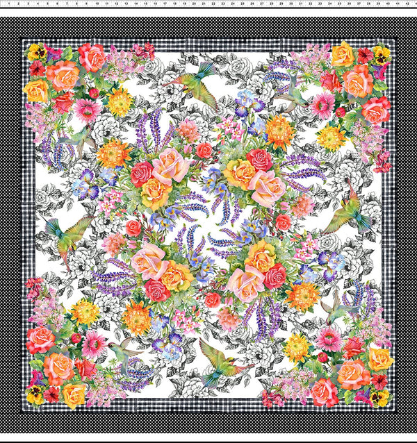 Decoupage Collection by Jason Yenter with the Tablecloth Panel for In the Beginning Fabrics