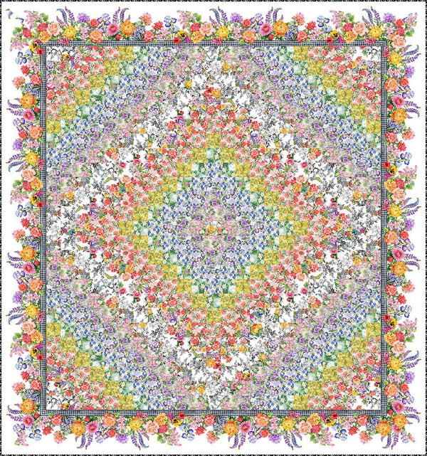 Decoupage Vintage Boardwalk Quilt Kit
