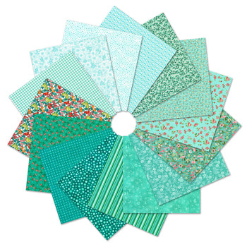 Fabric Market Sea Glass Fat Quarter Bundle - Robert Kaufman