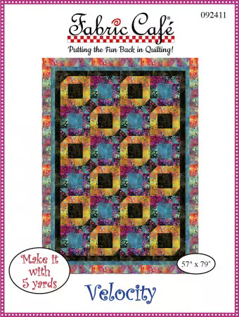 Fabric Cafe Velocity 5-Yard Quilt Pattern