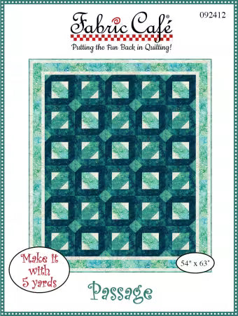 Fabric Cafe Passage 5-Yard Quilt Pattern