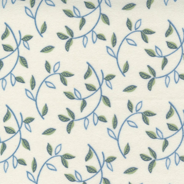 Fall Fantasy Flannel in Birch color with Vine for Moda