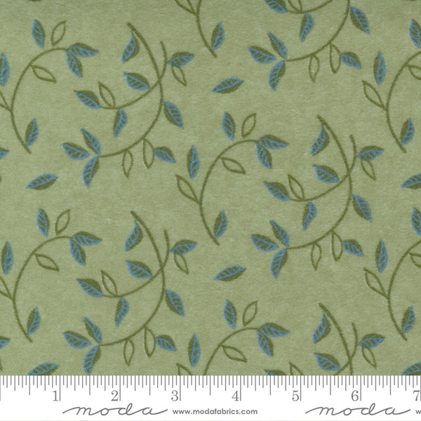 Fall Fantasy Flannel Fern Leaf Circle Moda