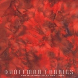 Bali Batik Watercolors Fire