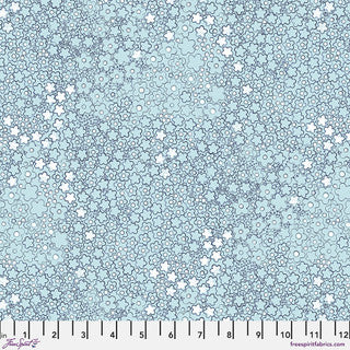 Flourish and Bloom Collection with Flora Dora in Seafoam for Free Spirit Fabrics
