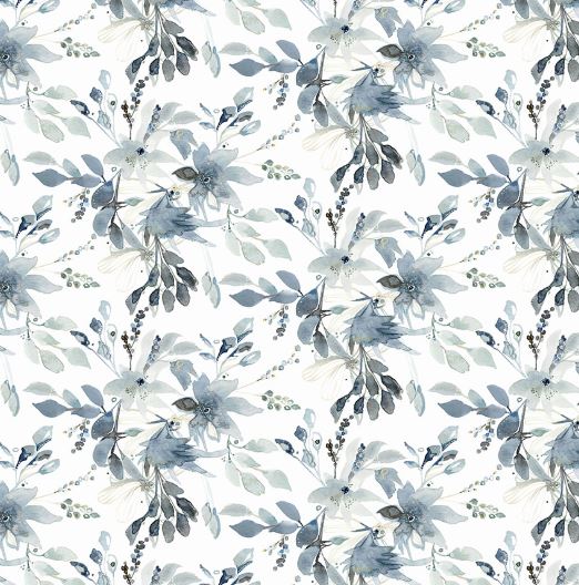 Sea Sisters Coastal Wildflowers Dusky Blue