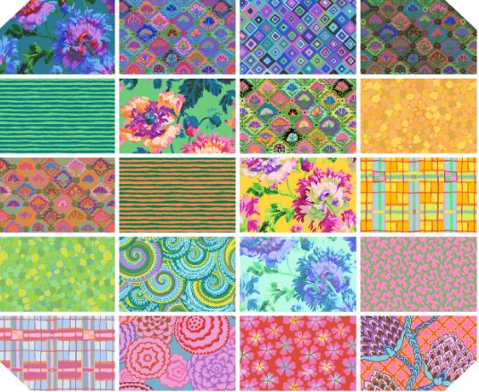 Kaffe Fassett Collective Bright February 2024 Fat Quarter Bundle