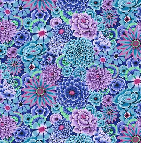 Kaffe Fassett Collective Enchanted Blue