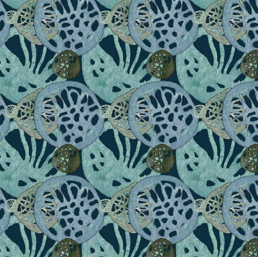 Touchstones Treasure Navy Shell Rummel