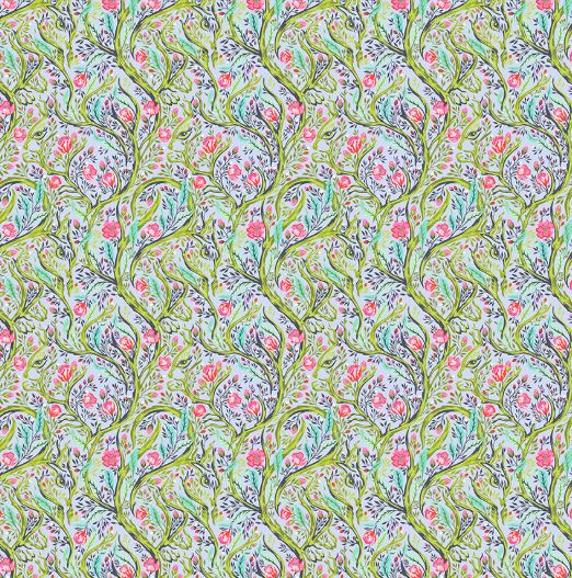 Tula Pink's Branch Manager in Starlight from the Full Moon Forest II Collection