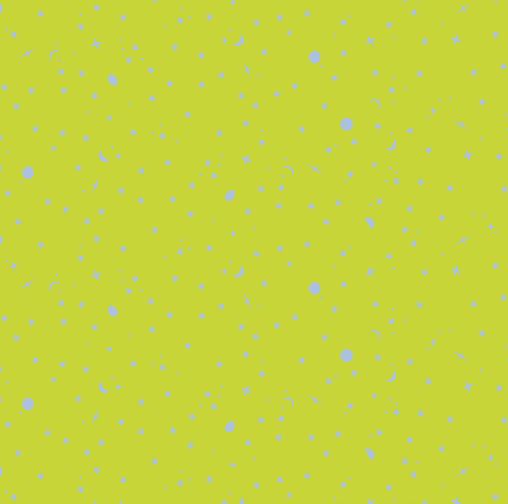 Tula Pink's Space Sprinkles in Lightning Bug from the True Colors Collection