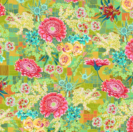 Vivacious Tapestry Meadow Wide 108"