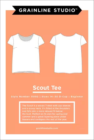 Scout Tee Sewing Pattern - Sizes 14-30